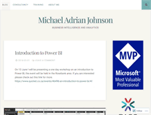 Tablet Screenshot of michaeladrianjohnson.com